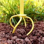 Manual Twist Tiller Garden Claw Cultivator with Detachable Handle