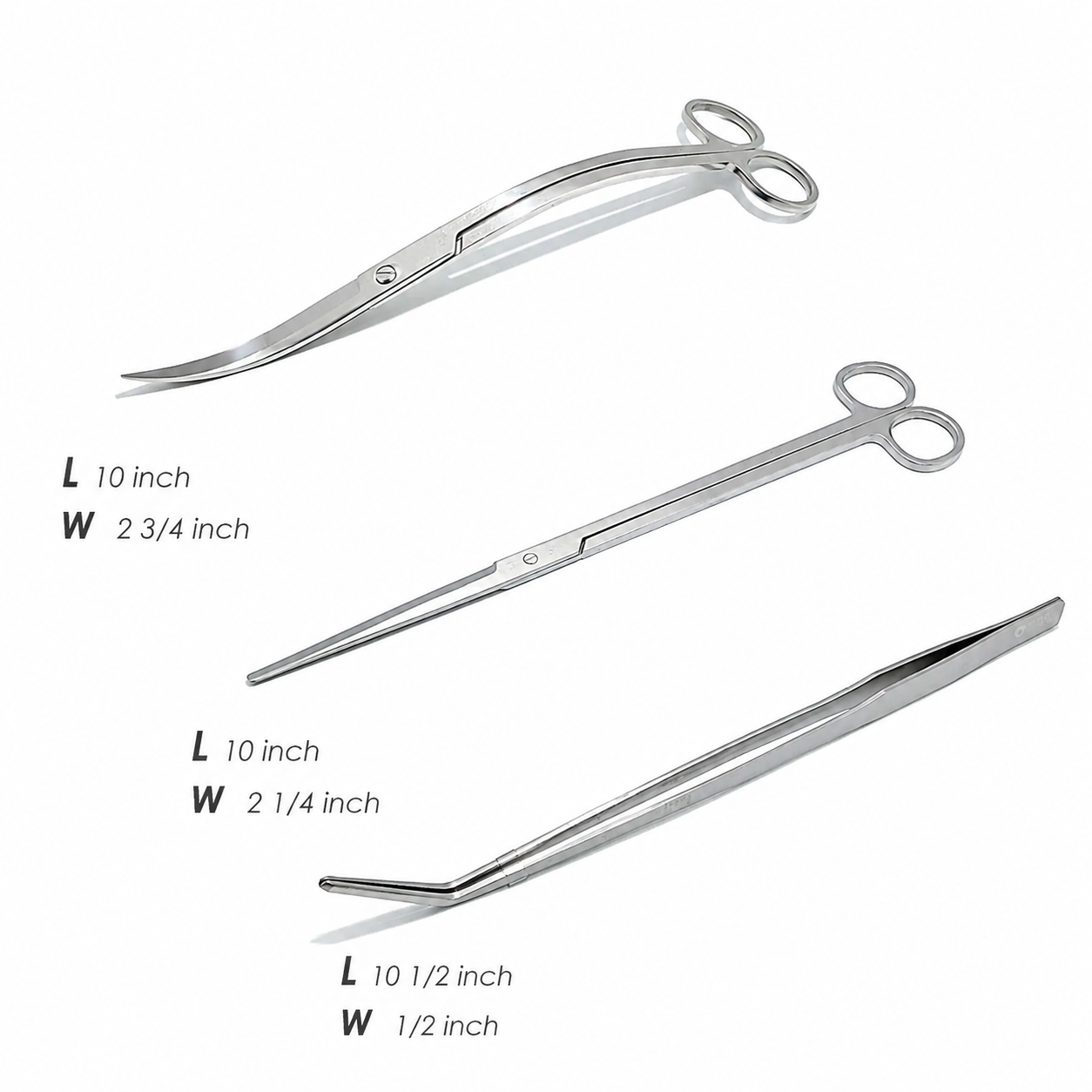 Aquascaping Tools Package. Aquarium Planting/Trimming/Cleaning Tools