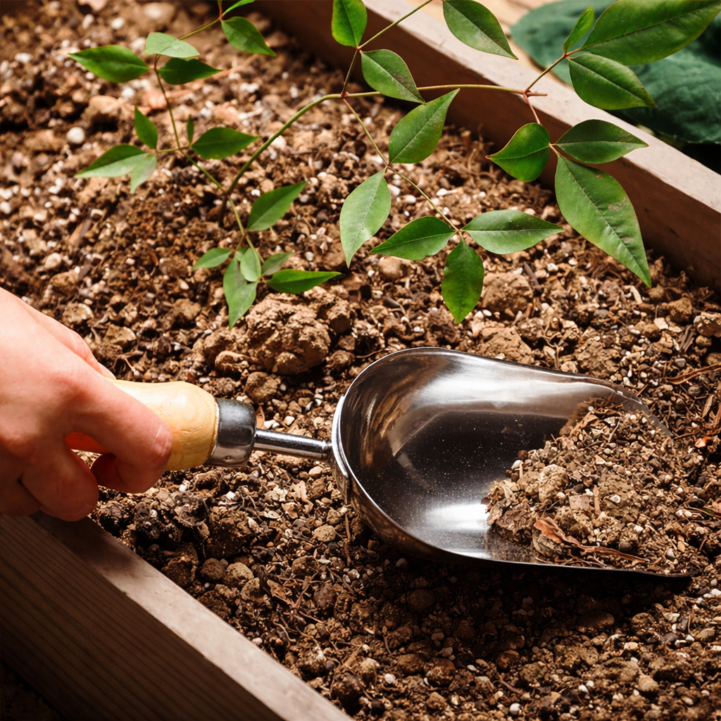 3-Piece Stainless Steel Garden Tool Set with Wooden Handles: Trowel, Fork, Multitool