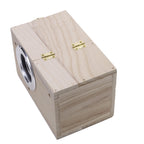 Wooden Bird Nesting Box for Parakeets, Budgies & Cockatiels