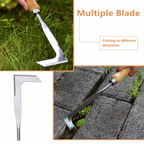 Effective Crevice Weeding and Slicing Tool for Reliable Garden Care