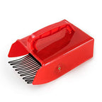 Handheld Berry Picker Comb – Blueberry & Blackberry Rake, Ergonomic Garden Tool (Red)