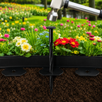 Flexible Garden Edging Border With 30 Spikes For Yards And Pathway