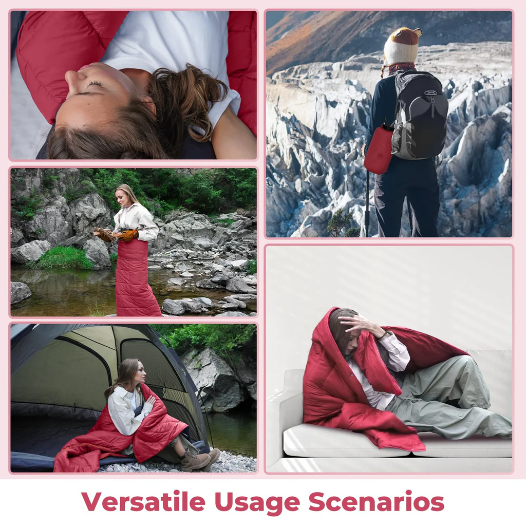 3-in-1 Multi-Functional Camping Blanket – Lightweight Portable Outdoor Blanket