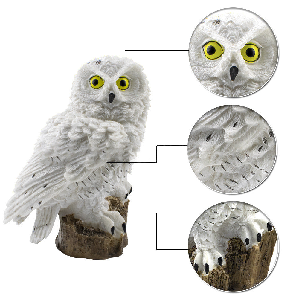 Solar Owl Garden Light Outdoor Waterproof LED Landscape Path Decor