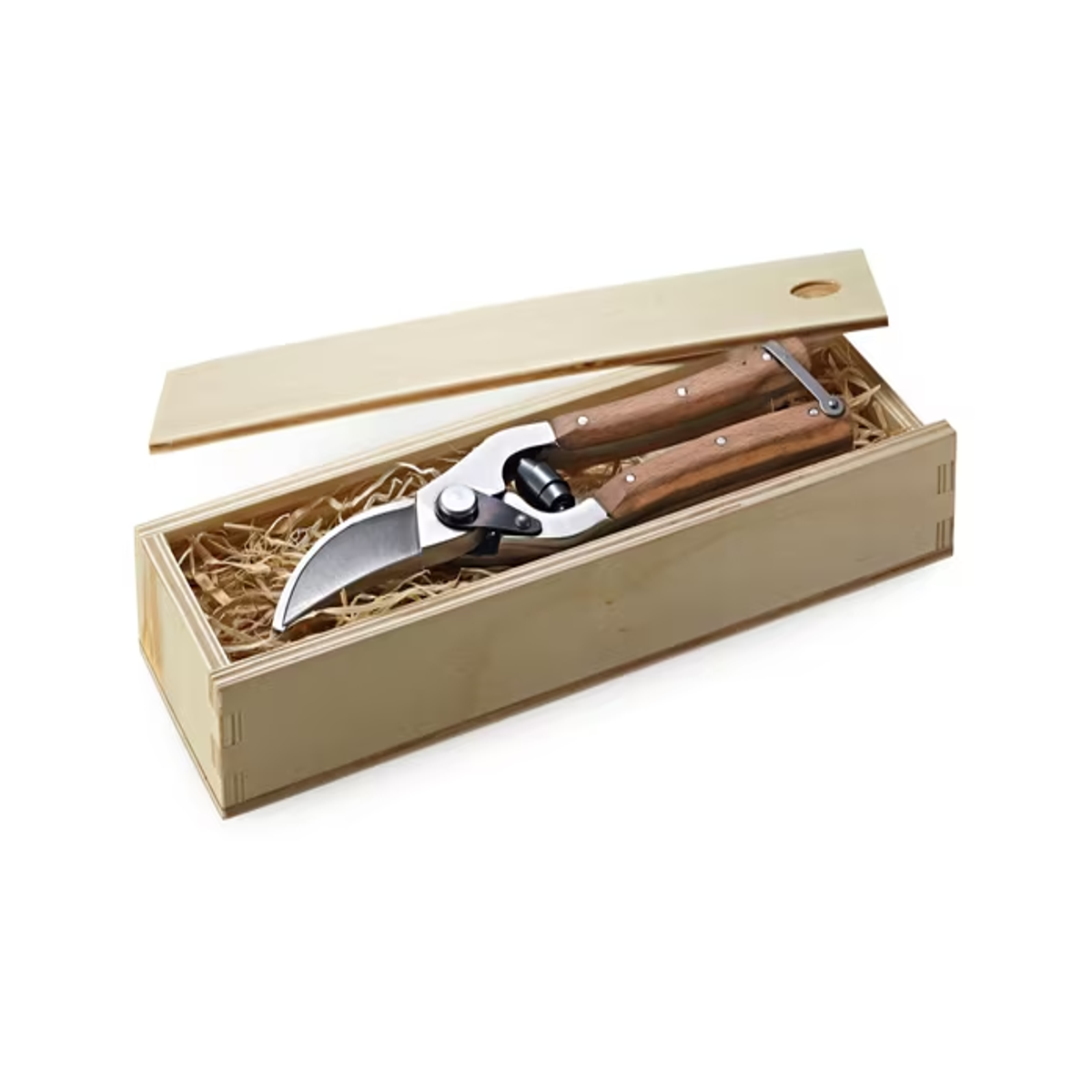 Garden Pruning Shears with Wooden Handle