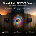 Solar Mandala Garden Light for Patio and Outdoor Decor