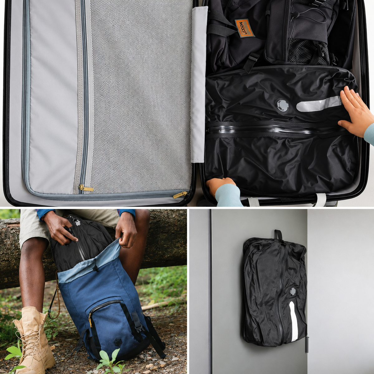 17L Travel Compression Bag with Pump for Clothes & Luggage