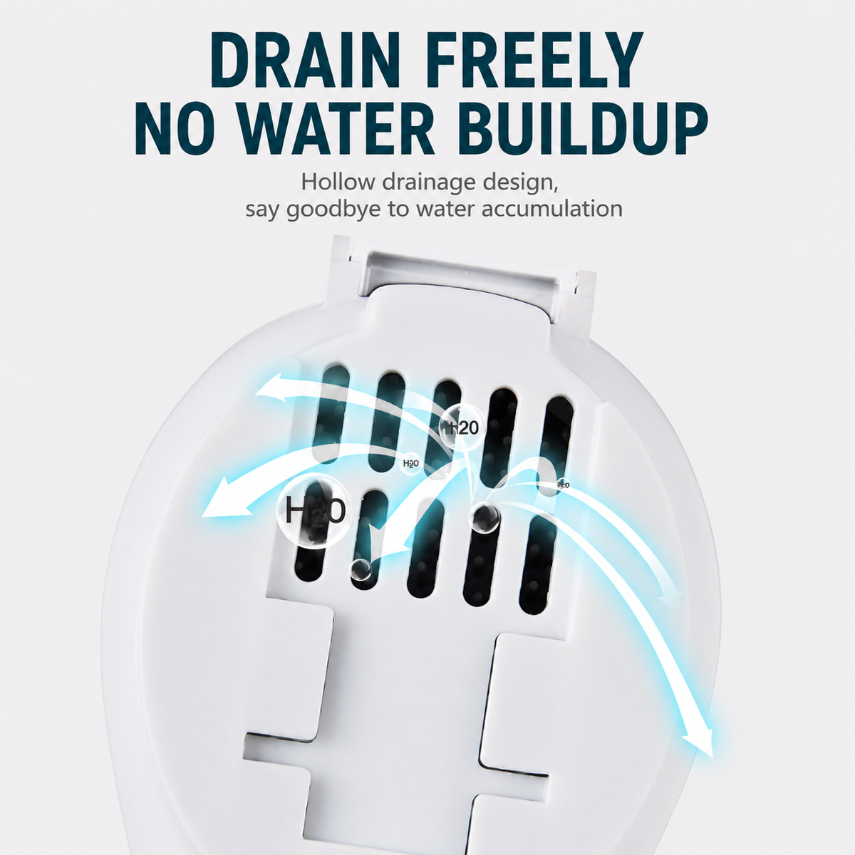 Silicone Toilet Brush with Wall Mounted Holder for Bathroom Cleaning