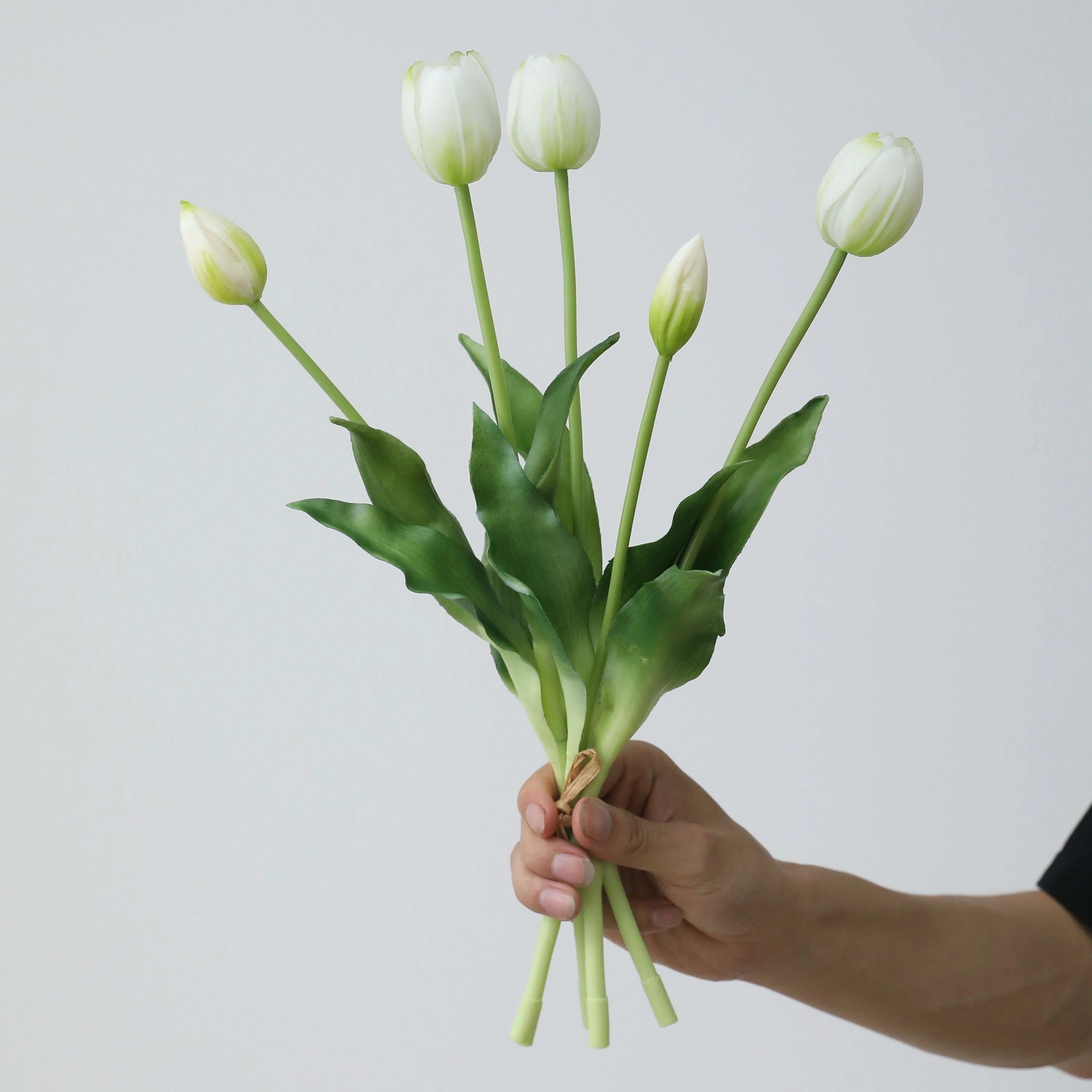 Artificial Tulips 15pcs Mixed Color – UV-Resistant Wedding Bouquet Flowers