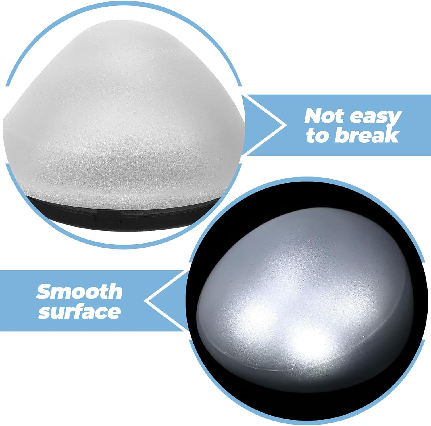 Solar Rock Light Outdoor Waterproof Garden Pathway Lamp