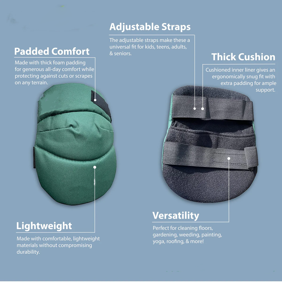 Extra Cushioned Gardening Kneepads