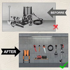 2 Pack Heavy Duty Garage Storage Hooks for Bikes & Garden Tools