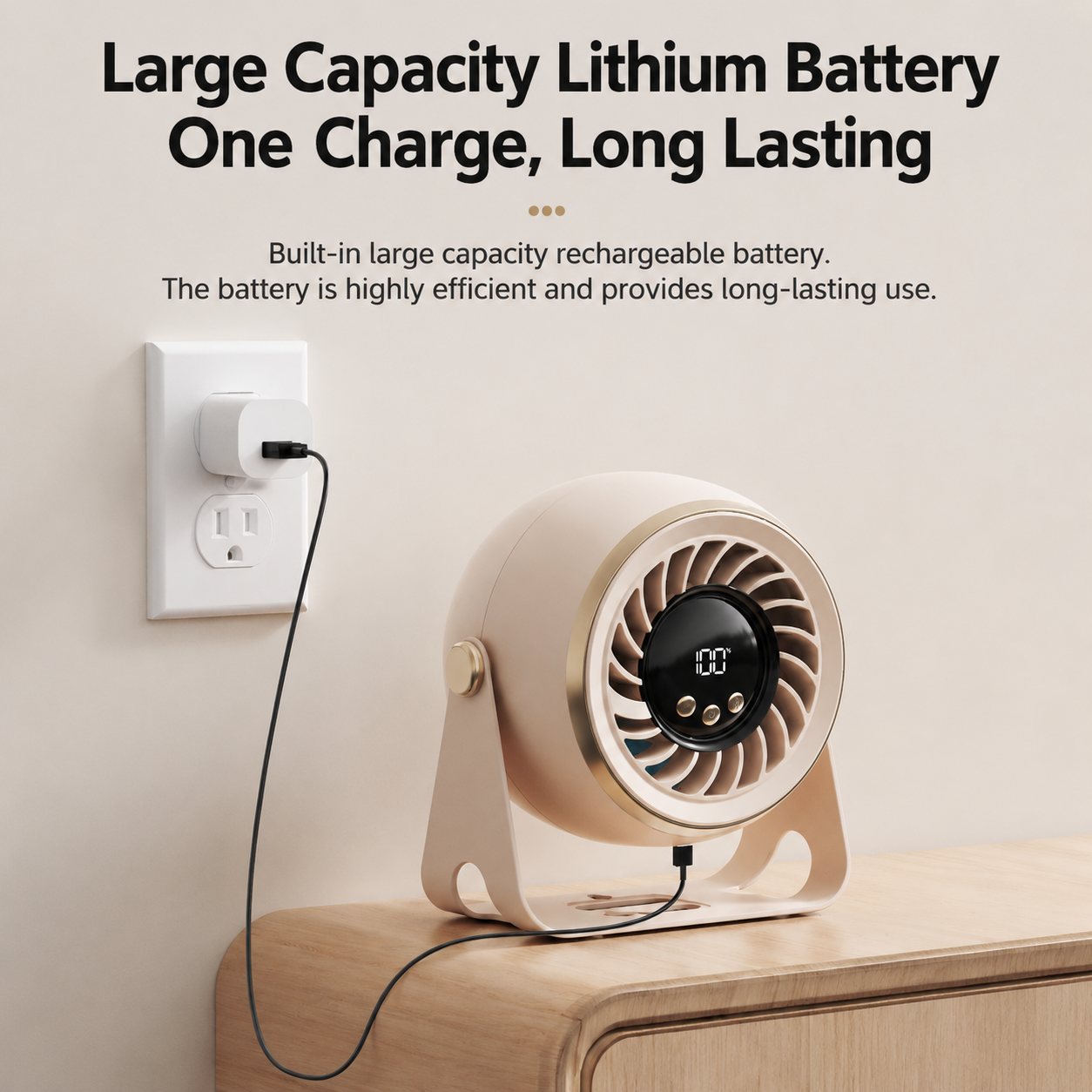 Rechargeable Air Circulator Fan