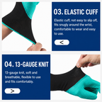 Garden Claw Gloves for Digging Planting and Weeding