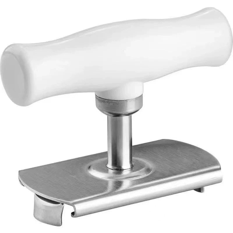 Adjustable Jar Opener with Stainless Steel Grip for Multiple Lid Sizes