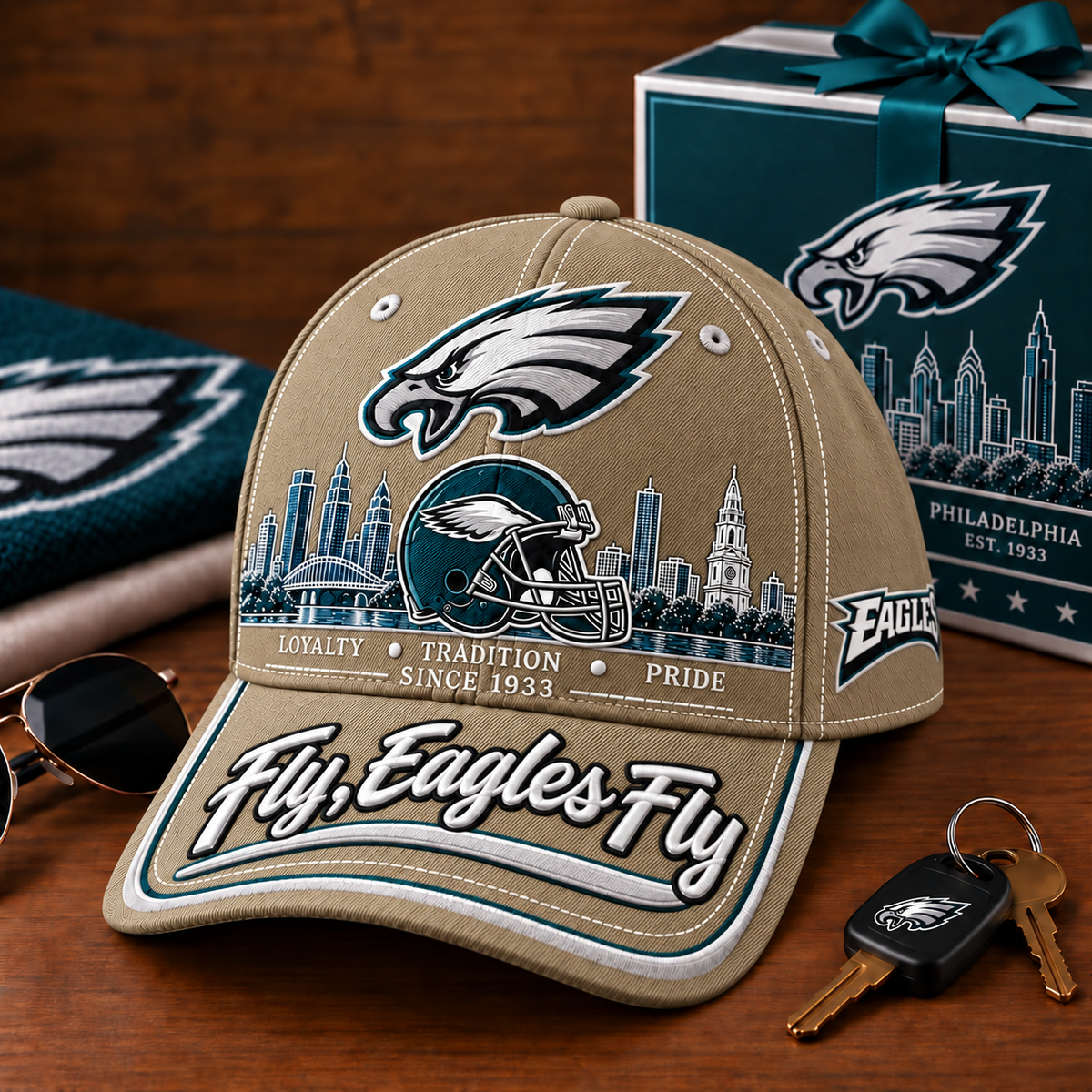 Fly, Eagles, Fly Commemorative Baseball Cap