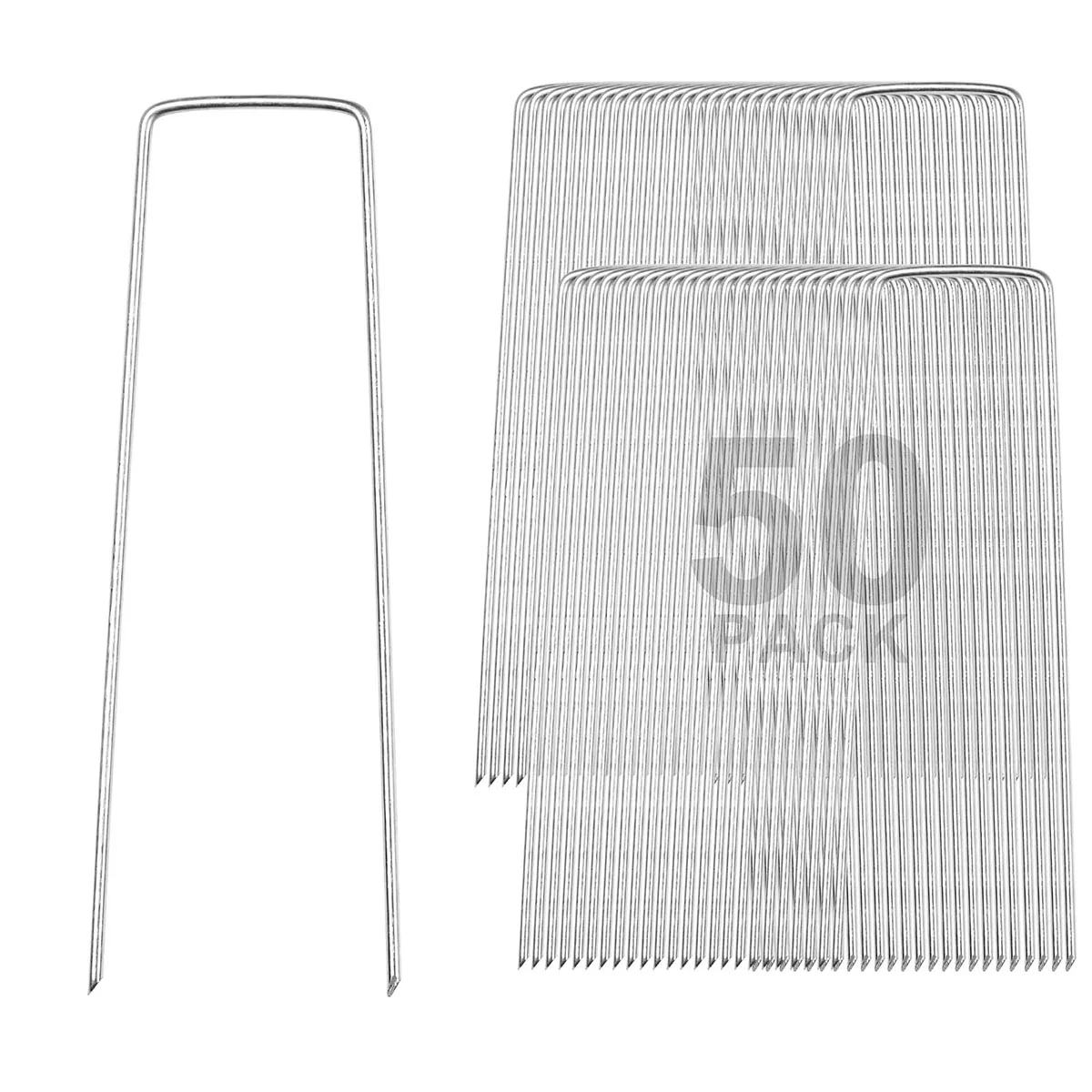 6in Turf Staples for Artificial Grass, Landscape Fabric