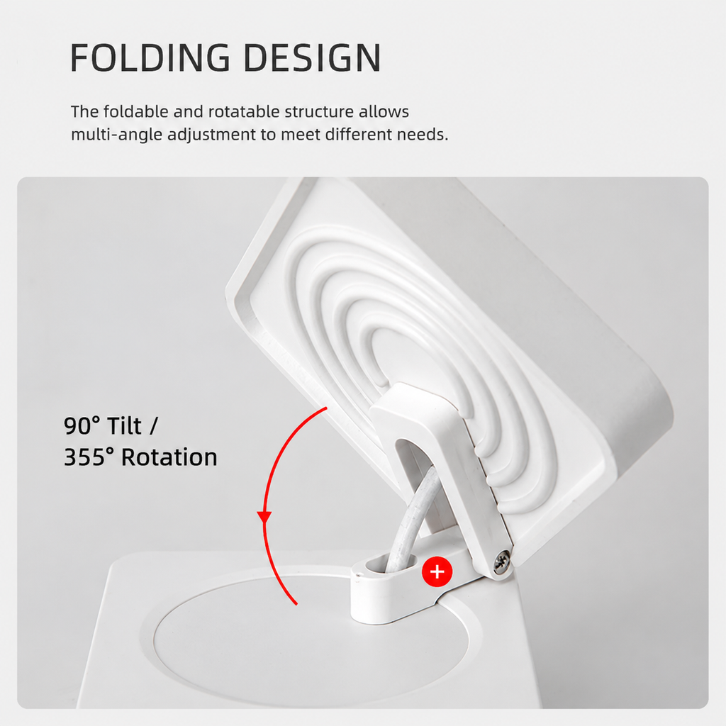Adjustable LED Ceiling Spotlight Square Surface Mount Light