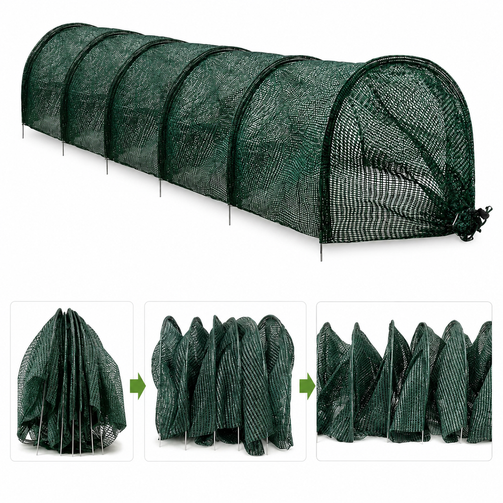 Portable Garden Frost Tunnel Shade Net