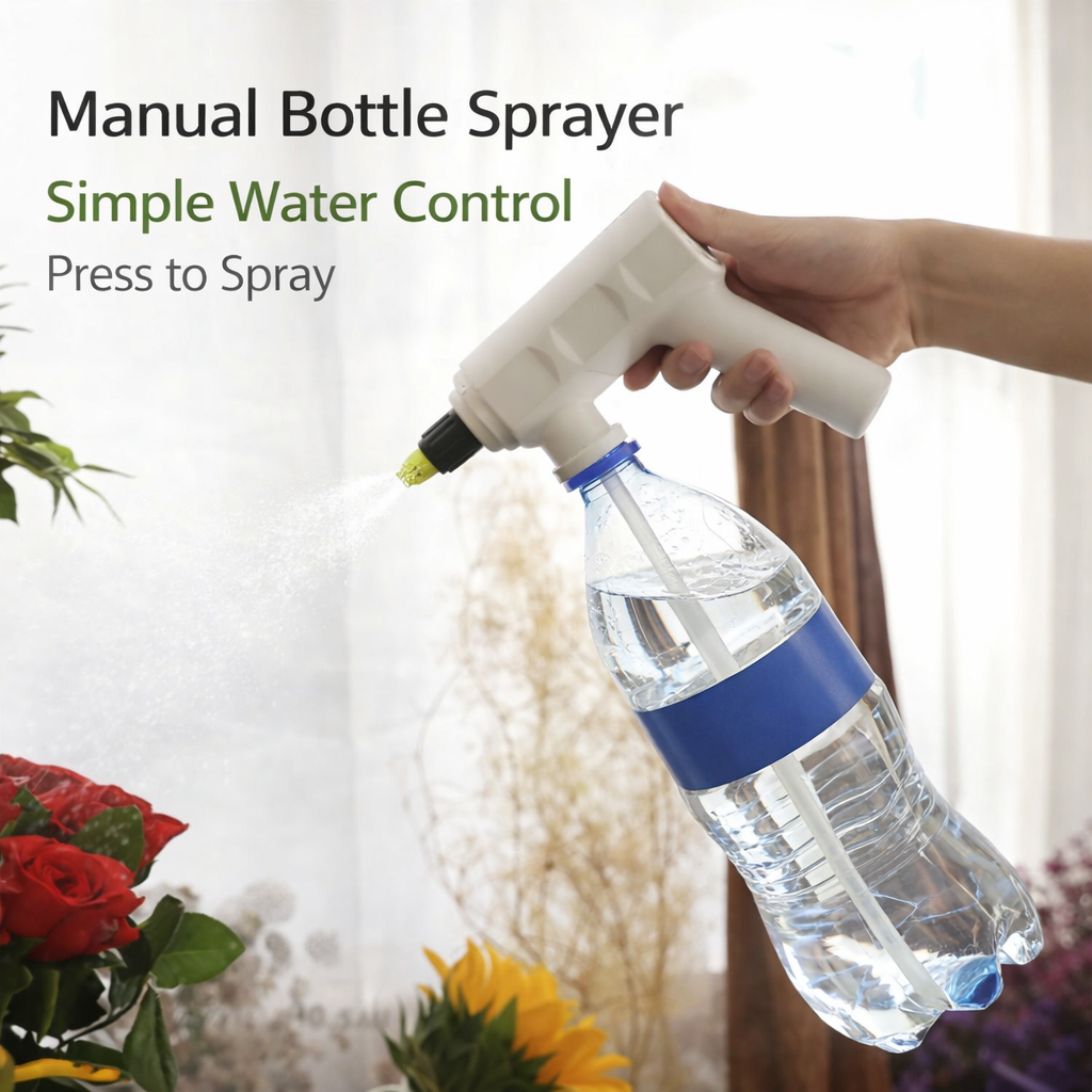 Electric Plant Bottle Sprayer with Adjustable Spray Modes and Timer