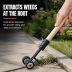 Precision Gap Weeder for Garden Paths Cracks and Flower Beds