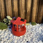 Solar Powered Rotating Lighthouse LED Garden Light Waterproof Outdoor Decor