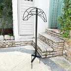Freestanding Metal Garden Hose Holder, Outdoor Hose Storage Rack