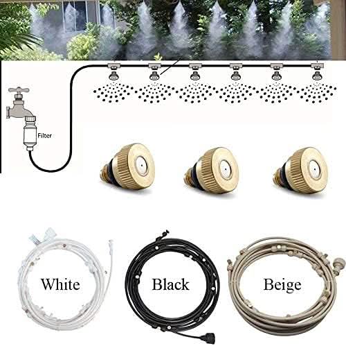 Outdoor Misting System Kit for Patio Cooling and Garden Watering