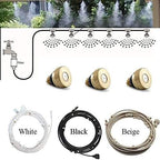 Outdoor Misting System Kit for Patio Cooling and Garden Watering