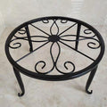 Round Cast Iron Plant Stand for Indoor and Outdoor Flower Pots
