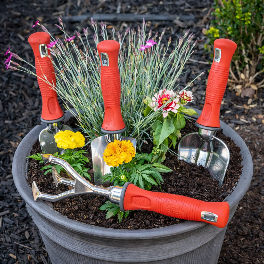 Essential Gardening Tools Set for Lawn Care and Landscaping