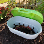 In-Ground Worm Composter Bin for Garden Beds