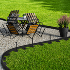 Flexible Garden Edging Border With 30 Spikes For Yards And Pathway
