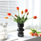 Artificial Tulips 15pcs Mixed Color – UV-Resistant Wedding Bouquet Flowers