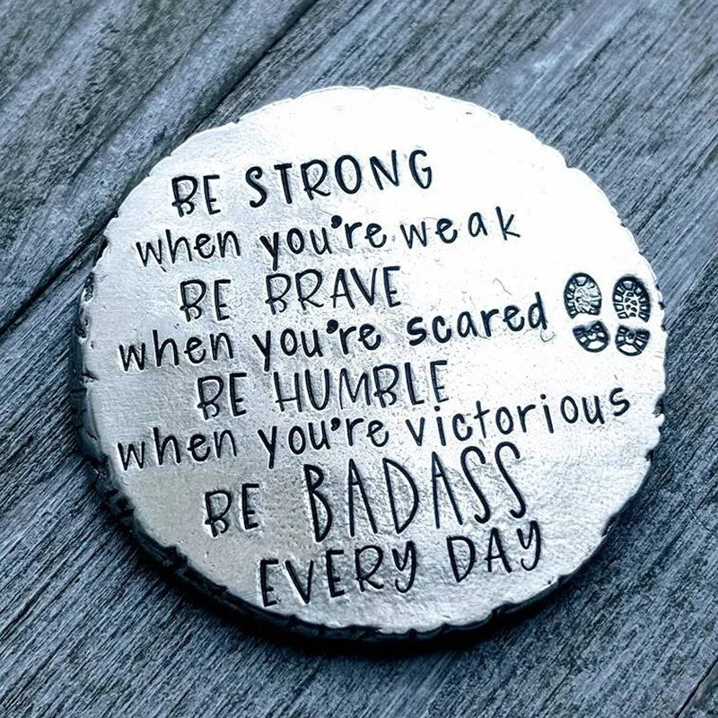 Hand Stamped Pocket Love Token – Inspirational Keepsake Gift