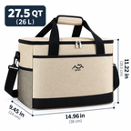 Insulated Picnic Cooler Bag for Camping, Travel & Outdoor Use