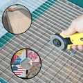 Fabric cutter with clamp for precise cuts