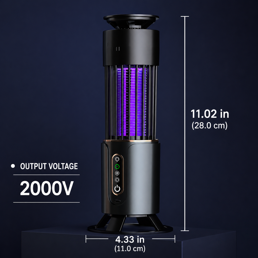 Rechargeable UV Mosquito Trap Lamp for Indoor and Outdoor Use