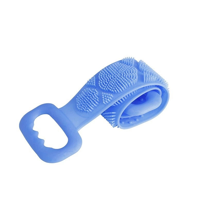 Silicone Back Scrubber with Easy-Grip Handles for Shower