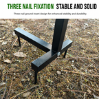 Freestanding Metal Garden Hose Holder, Outdoor Hose Storage Rack