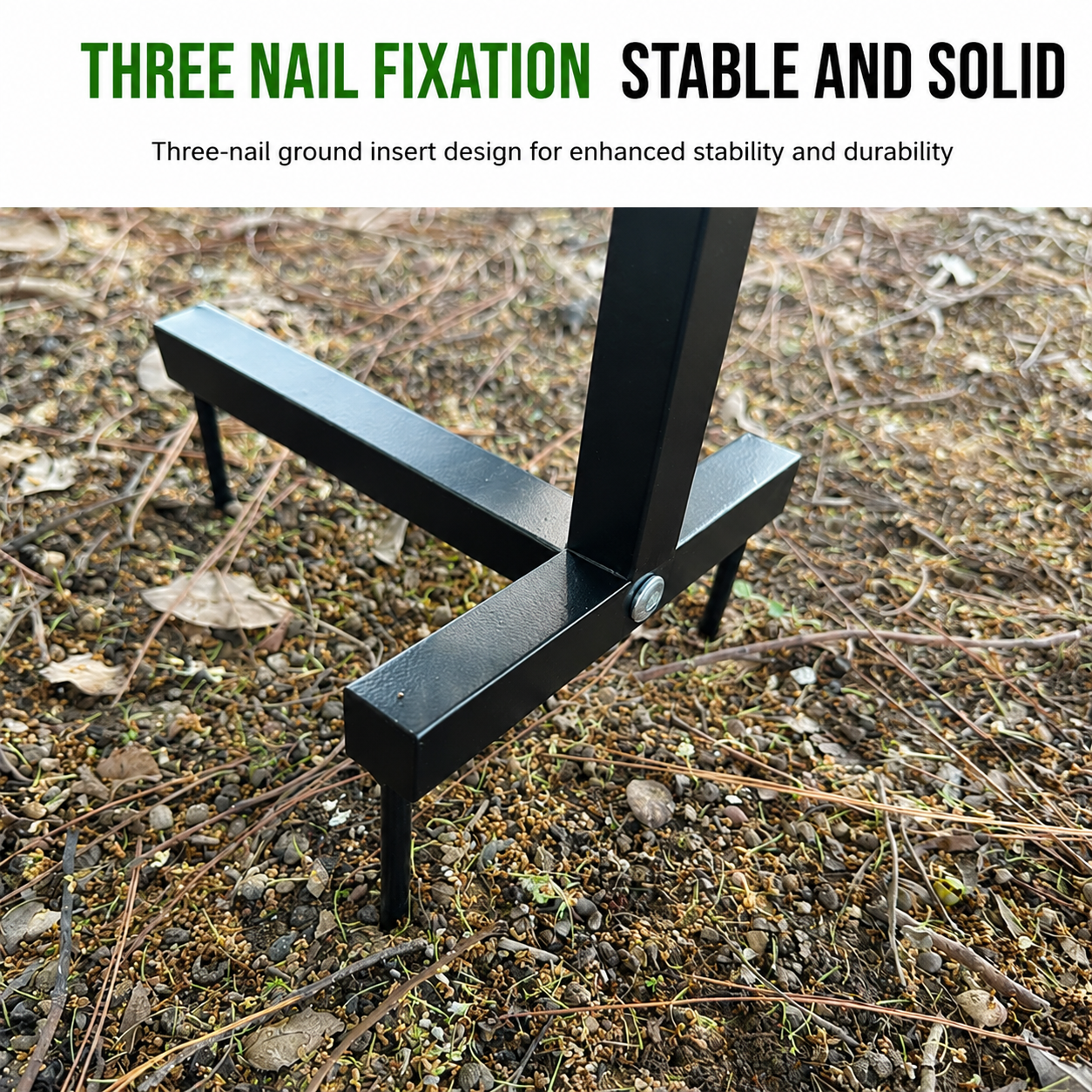 Freestanding Metal Garden Hose Holder, Outdoor Hose Storage Rack