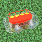 Window Nectar Hummingbird Feeder, Red/Clear Suction Cup Bird Feeder