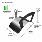 304 Stainless Steel Wall Mount Garden Hose Holder Storage Rack