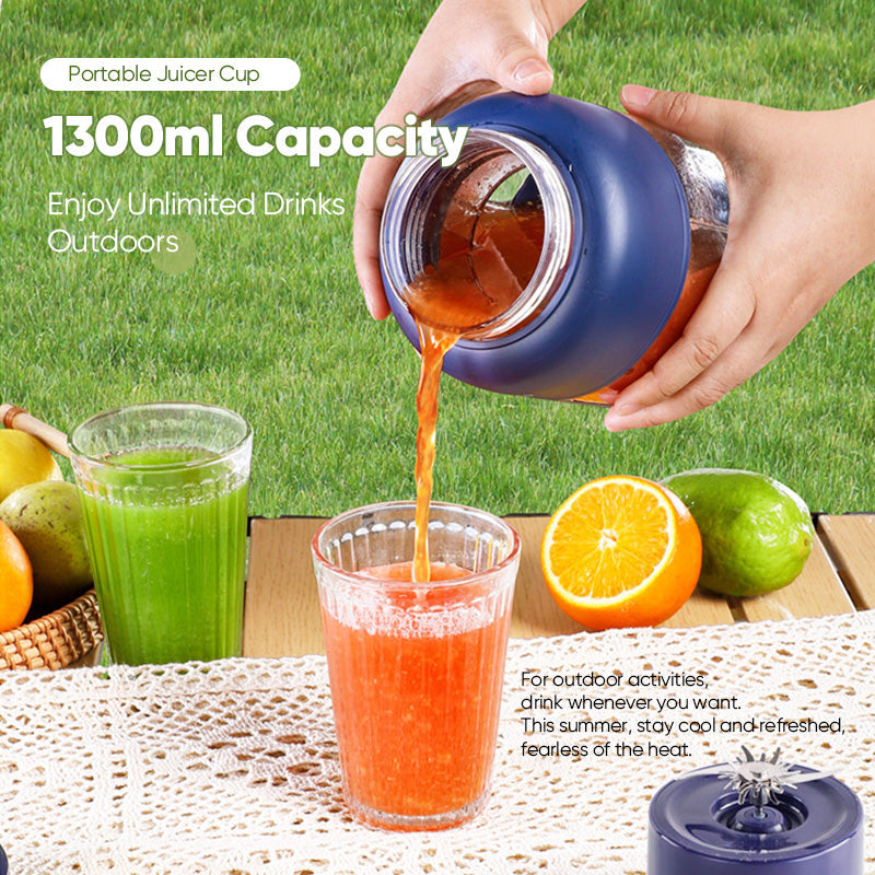Portable Cordless Blender Bottle – Rechargeable 2-in-1 Blend & Go Cup