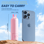 Mini Handheld Fan 1200mAh USB Rechargeable Quiet Portable Fan