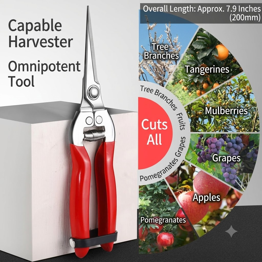 Garden Snips for Flowers, Herbs & Vegetable Harvesting