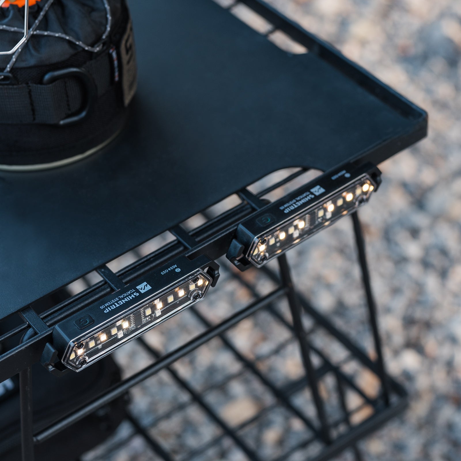 8-Piece USB-C Rechargeable Camping Rope Light Set with Stepless Dimming