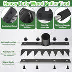 60 Inch Heavy Duty Garden Weed Puller Weeding Rake Tool