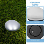 Solar Rock Light Outdoor Waterproof Garden Pathway Lamp